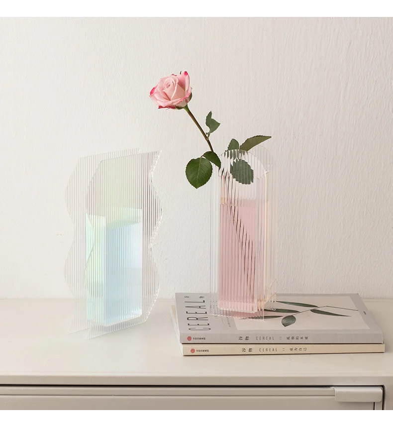 acrylic lining vase