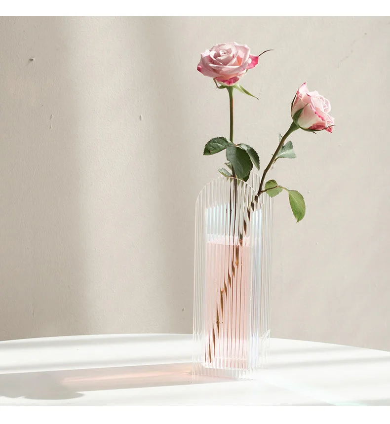 acrylic lining vase