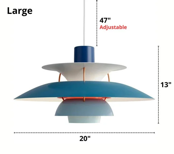 Large Layered Pendant Dimensions