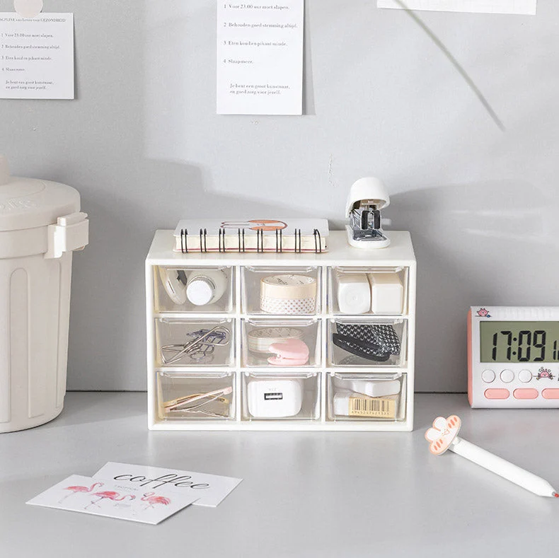 dust-proof desk drawer 9 grid