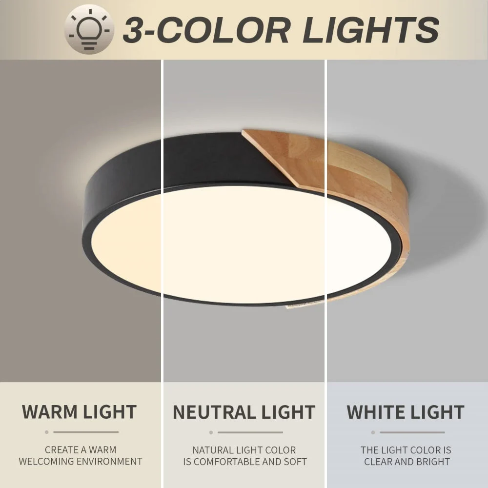 Minimalist Round LED Dimmable Ceiling Light -Homdiy