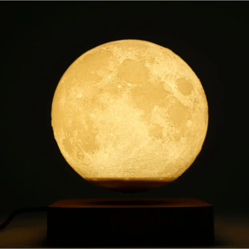 3D Touch Magnetic Levitation Floating Moon LED Night Lamp