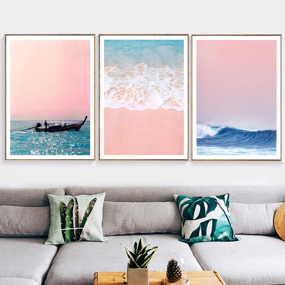 7-Space-Canvas-Painting-Beach-Ship-Sea-Wall-Art-Nordic-Posters-And-Prints-Pineapple-Decoration-Pictures