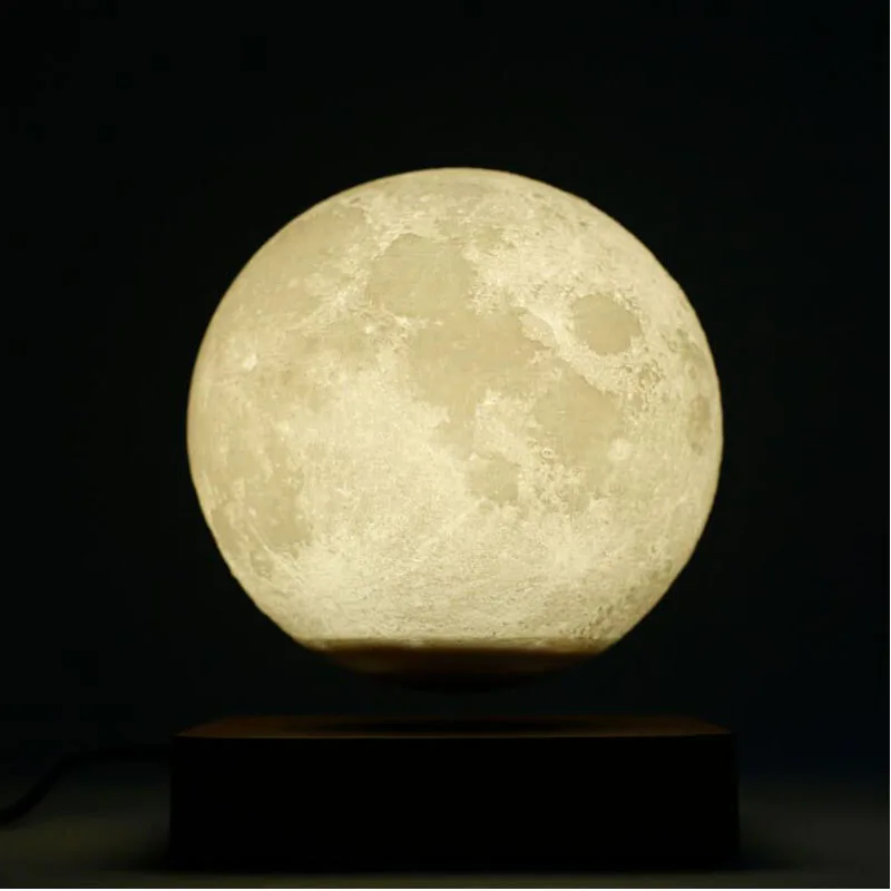 3D Touch Magnetic Levitation Floating Moon LED Night Lamp