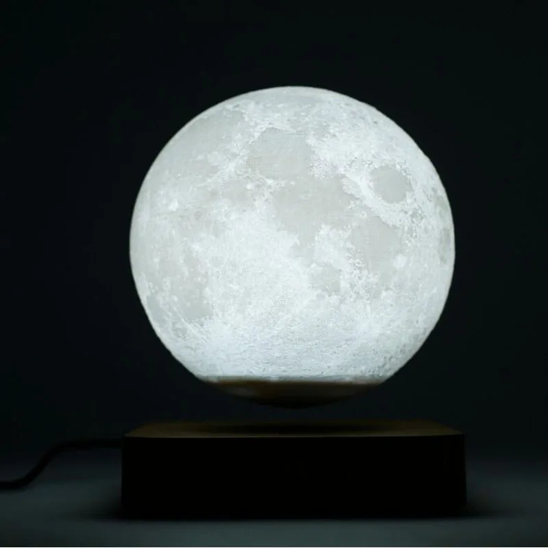 3D Touch Magnetic Levitation Floating Moon LED Night Lamp