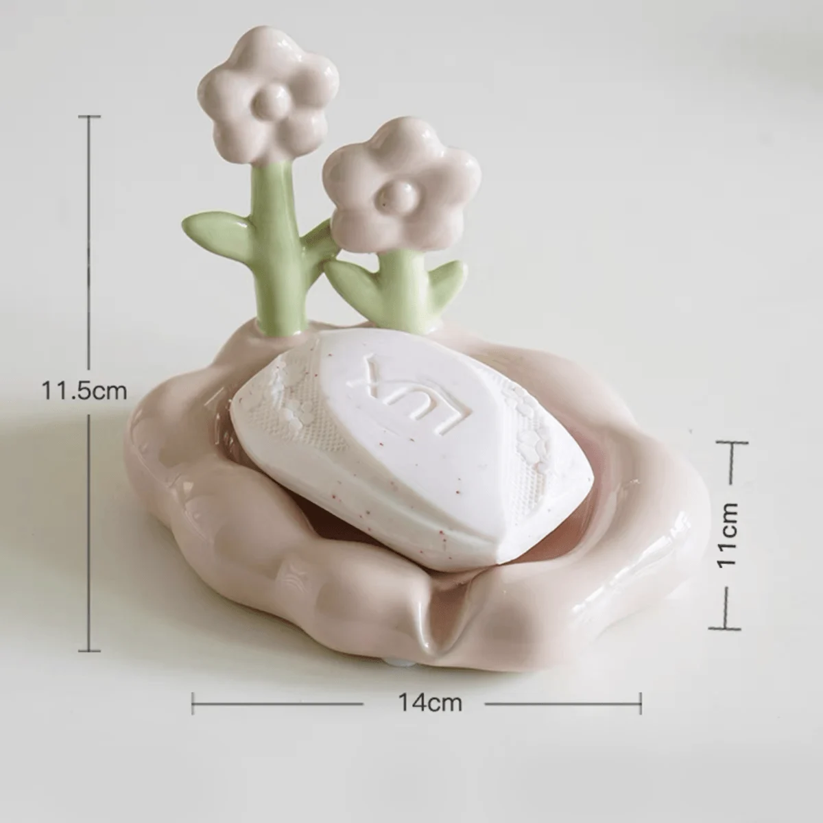 charming floral soap dish for bathroom decor