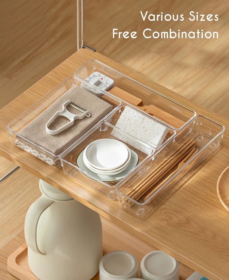 drawer organizer transparent acrylic