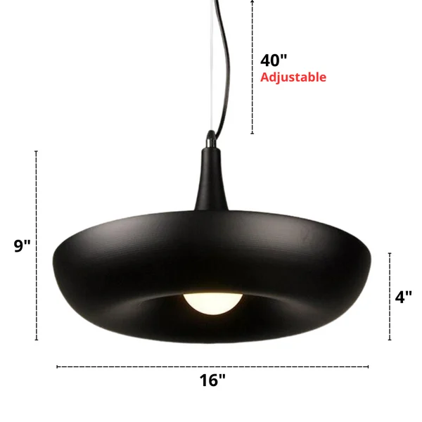 Homeko Pendant Planter Light Dimensions