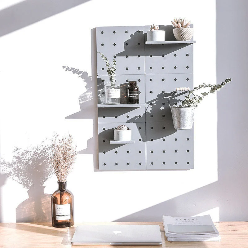 pp pegboard wall shelf storage