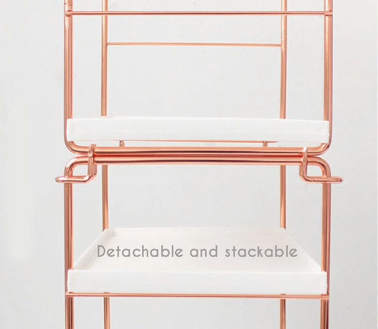 rose gold desk organizer