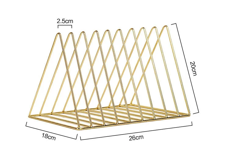 triangle book organizer