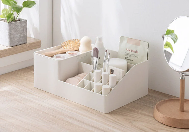 cosmetic organizer muji style