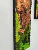 Olive & Moss Wood Wall Clock and Panel (4) Olive & Moss Wood Wall Clock and Panel (4)