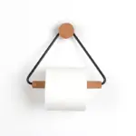0 main toilet paper holder bathroom wooden roll holder contact paper holder household storage rack toilet accessories