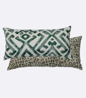 Tropical Cushion Cover Green