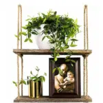 1 2 3 Tier Rustic Wooden Hanging Rope Shelf Handmade Solid Wood Floating Shelves Home Decorative b11a6370 9353 4cd4 a9b6 decd7383acc5