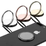 1 2PCS Magnetic Phone Holder Rotatable Luxury Metal Finger Ring Stand Desktop Mobile Phone Socket For 19097474 3c2c 41d1 b2d4 687ba2d51240