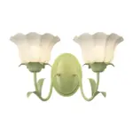 1-2_Light_Flower_Glass_Three_Step_Dimmable_Green_Wall_Lamps_-_-_tag1_-4116340 1 2 Light Flower Glass Three Step Dimmable Green Wall Lamps tag1