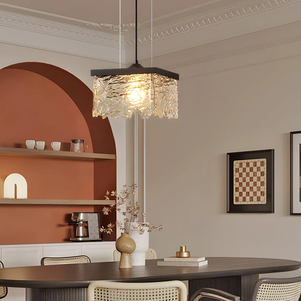 1/2 Light Glass 3 Step Dimmable Chandelier Dining Room Lighting -  - #tag1#