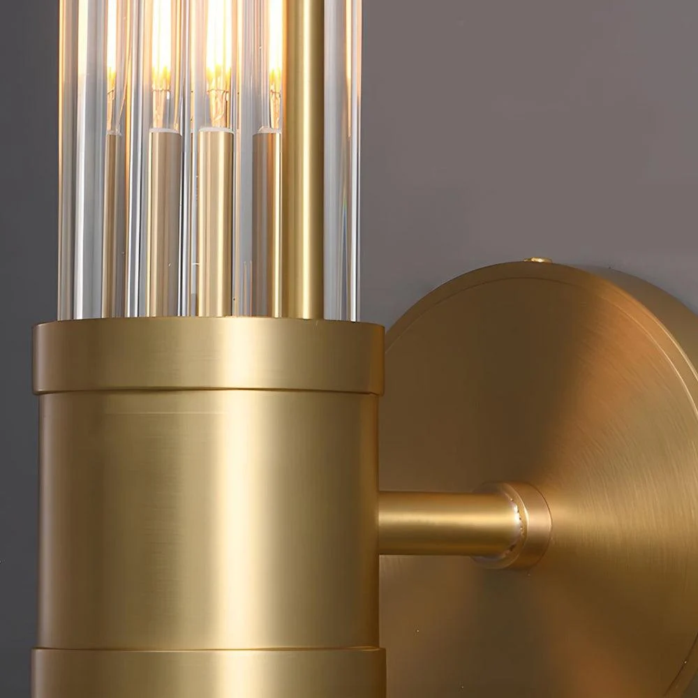 1/2 Light Modern Wall Lamp with Cylindrical Glass -  - #tag1#