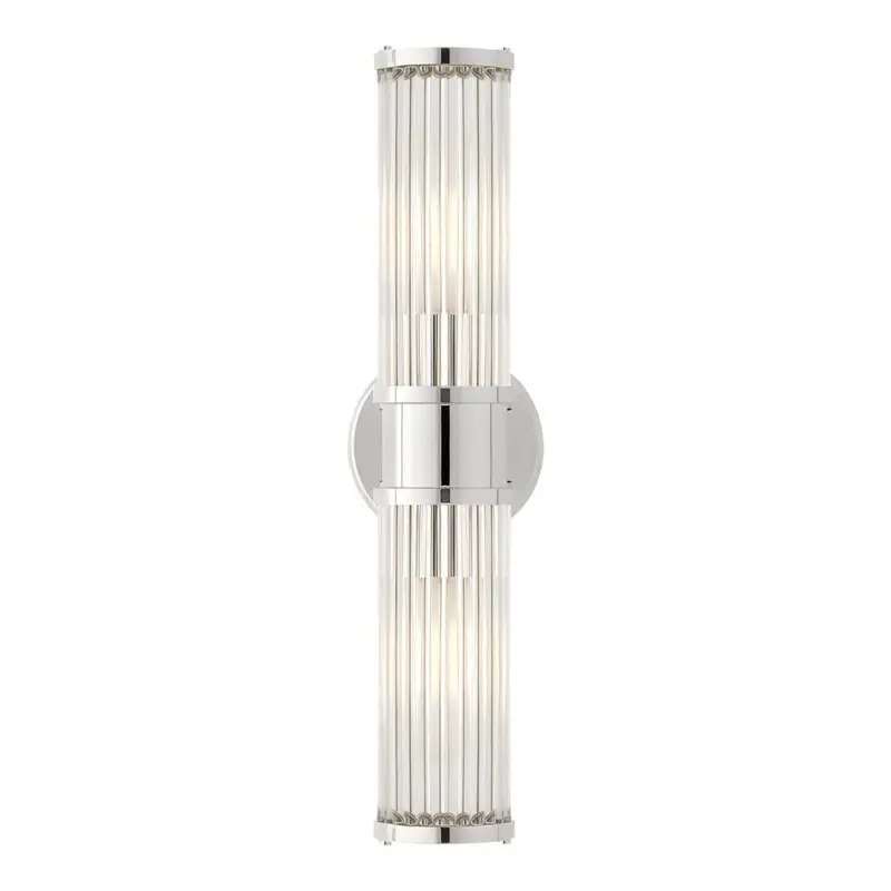 1 2 Light Modern Wall Lamp with Cylindrical Glass tag1