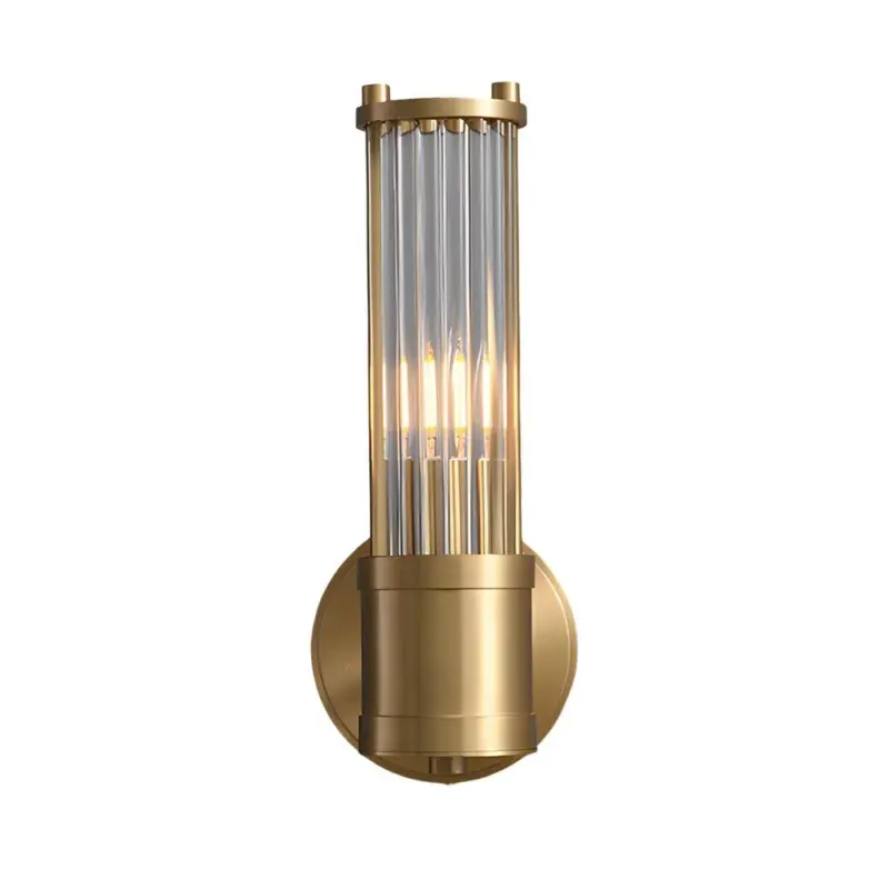 1 2 Light Modern Wall Lamp with Cylindrical Glass tag1