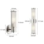 1-2_Light_Modern_Wall_Lamp_with_Cylindrical_Glass_-_-_tag1_-4116410 1 2 Light Modern Wall Lamp with Cylindrical Glass tag1