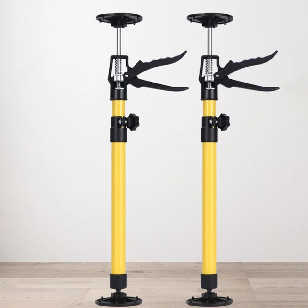 1/2pcs Cabinet Support Pole Steel Telescopic Adjustable Cabinet Jacks For Installing Cabinets Supports Up To 66 Lbs Per Rod -  - #tag1#