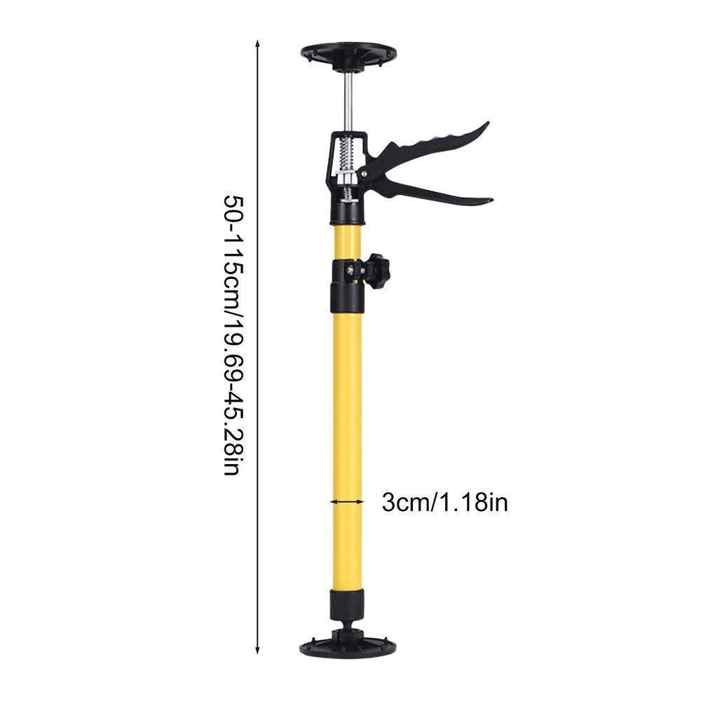 1/2pcs Cabinet Support Pole Steel Telescopic Adjustable Cabinet Jacks For Installing Cabinets Supports Up To 66 Lbs Per Rod -  - #tag1#