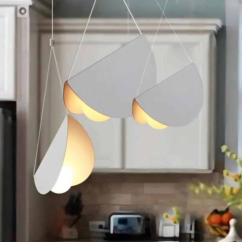1 3 6 Light Minimalist Line White Glider Pendant Light tag1