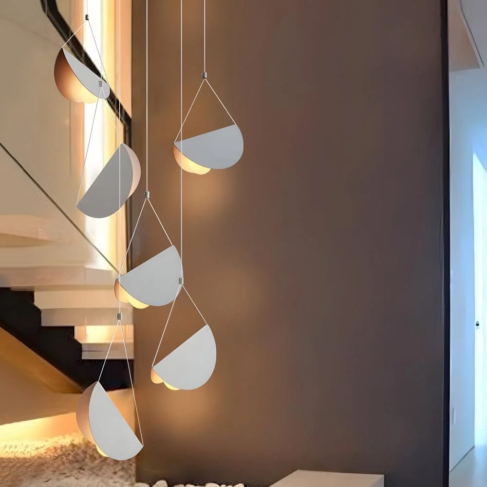 1/3/6-Light Minimalist Line White Glider Pendant Light -  - #tag1#