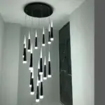 1 36 heads led stairs pendant lights modern aluminum Acrylic lampbody hang lamp living dining room 935945eb 94e0 4ec8 88be 497a65786e85