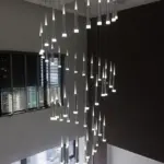 1 36 heads led stairs pendant lights modern aluminum Acrylic lampbody hang lamp living dining room baa93cef 374f 4a93 a70e 27df39d6624c