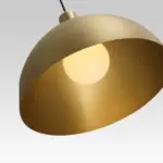 1 LightSingleDomePendantwithNoSecondaryOrAccentMaterialAccents