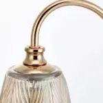 1 Light Candle Warmer Table Lamp with Glass Shade tag1