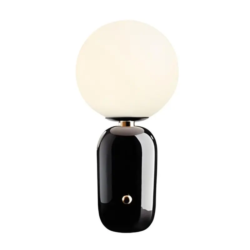 1 Light Handblown Aballs Table Lamp Electroplate Nordic tag1