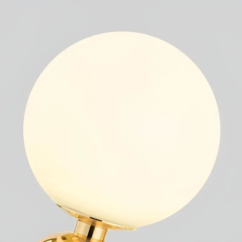 1 Light Handblown Aballs Table Lamp Electroplate Nordic tag1