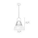 1 Light Industrial Pendant Lamp tag1