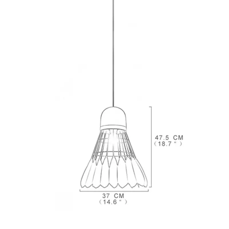 1 Light Industrial Pendant Lamp tag1