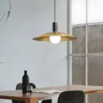 1-Light_Mid-Century_Brass_Pendant_Lamp_-_-_tag1_-4116086 1 Light Mid Century Brass Pendant Lamp tag1
