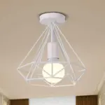 1 Light Mini Metal Geometric LED Retro Ceiling Light tag1