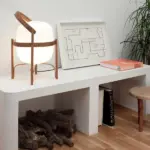 1 Light Portable Lantern Table Lamp with Glass Shade tag1