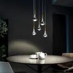 1-Light_Water_Drop_Metal_LED_Nordic_Stair_Pendant_Light_-_-_tag1_-4116252 1 Light Water Drop Metal LED Nordic Stair Pendant Light tag1
