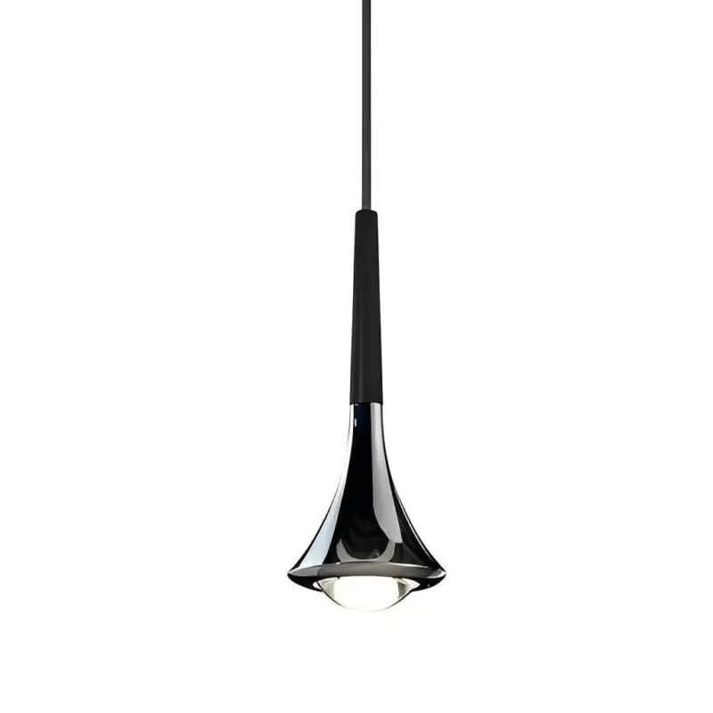 1 Light Water Drop Metal LED Nordic Stair Pendant Light tag1