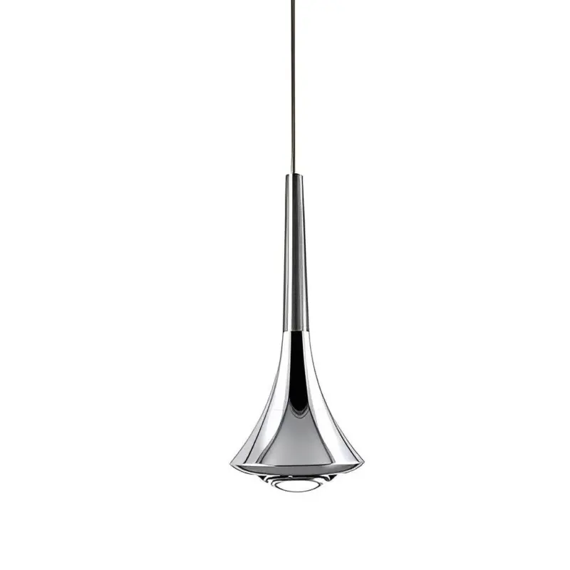 1 Light Water Drop Metal LED Nordic Stair Pendant Light tag1