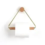 1 main toilet paper holder bathroom wooden roll holder contact paper holder household storage rack toilet accessories