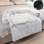 1 variant abnehmbare plusch pet hund bett sofa fur groe hunde haus matte zwinger winter warme katze bett pad waschbar hund kissen decke sofa abdeckung