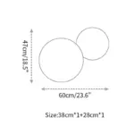 1.3.PUCK WALL ART Fluorescent wall light