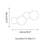 1.6.PUCK WALL ART Fluorescent wall light