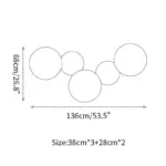 1.7.PUCK WALL ART Fluorescent wall light